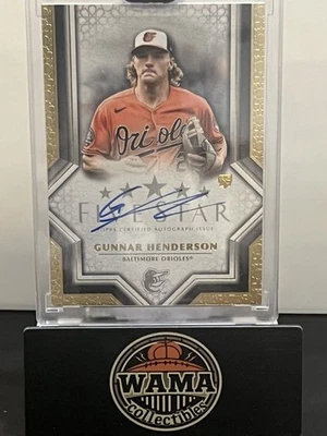 2023 Topps Five Star Gunnar Henderson Rookie On-Card Auto Baltimore Orioles - Image 1 of 2