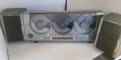 Emerson MS3106 3-Disc CD Player AM/FM Stereo Wall Mountable 2005 Tested REad - Image 1 of 4