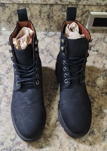 Portland Leather Goods Patina Herren Breaker Stiefel Shadow Schwarz Größe 7,5 - Bild 1 von 4