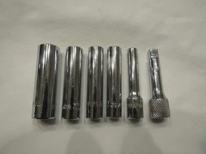 MAC TOOLS 1/4" DEEP SOCKET 6PC SET (MD66R-MD146R & M2EK EXTENSION) - Bild 1 von 6