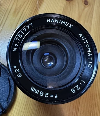 Hanimex Automatic 28mm f/2.8 Manual Focus Lens for m42 Mount - image 1 of 4