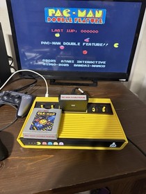 Atari 2600+ PAC-MAN Edition Yellow HDMI CX-40+ Console Only! No Game! Read Notes