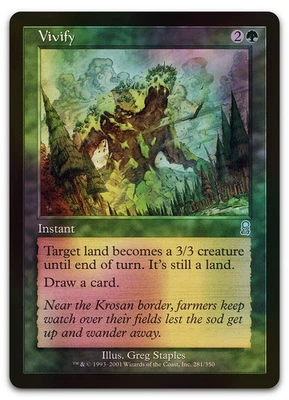 Vivify #281 (Foil) (LP) Odyssey ODY Magic MTG - Image 1 of 2