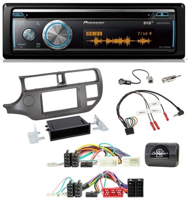 Pioneer Lenkrad DAB USB CD Bluetooth Autoradio für Kia Rio UB 2011-2015 anthrazi - Bild 1 von 4