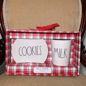 🍪🥛 Rae Dunn Artisan Collection COOKIES & MILK set - Picture 1 of 6