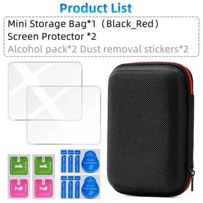 Vidrio + Bolsa para Protector de Pantalla R36S Película de Vidrio Templado y Estuche Portátil EVA Foto 1 de 4