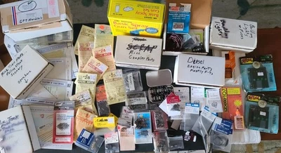 HO Scale Train Parts Lot Kadee Magne-Matic - Wheels, Couplers, Handrails Sticker - Image 1 of 4