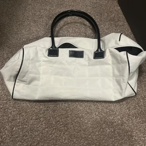 Givenchy Parfums Large Tote Duffel Bag Purse Handle Bag White - Picture 1 of 8