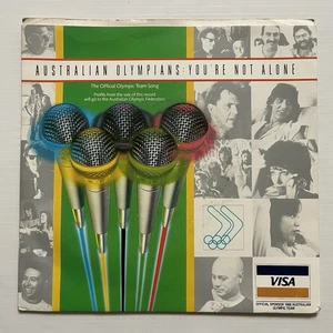 Australian Olympians You’re Not Alone Vinyl Record 7” 45 RPM 651556 7 CBS 1988 - Picture 1 of 24