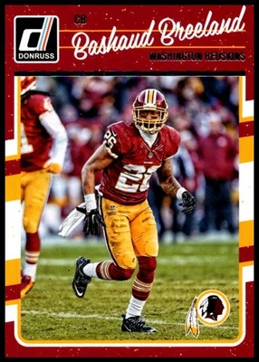 2016 Bashaud Breeland Panini Donruss Football #300 Washington Redskins - Image 1 of 2