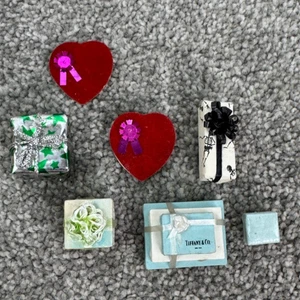 Lote De 5 Miniatura Casa De Muñecas Artesanal Regalo Navidad Surtido Y Chocolates - Imagen 1 de 11