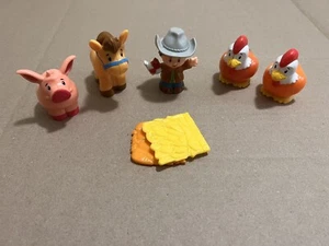 Fisher-Price Little People Bauer, Schwein, Pferd, 2 Hühner von Mattel - Bild 1 von 9