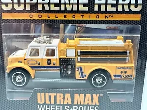 Matchbox Supreme Hero Ultra Max International Pumper, Yellow, 1:64, NIB - Picture 1 of 12