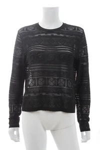Emilio Pucci Metallic Crochet-Knit Sweater / Black / RRP: £595.00 - Picture 1 of 4