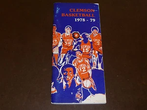 1978 1979 CLEMSON COLLEGE BASKETBALL MEDIA GUIDE LARRY NANCE SUNS CAVALIERS - Imagen 1 de 1