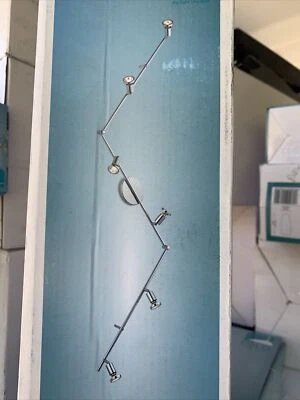 Eglo 200402A Chrome Buzz 6 luces 74-1/8" W pista electrónica kit envío gratuito Foto 1 de 2