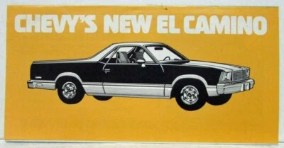 Chevrolet El Camino 1978 mini carpeta de ventas Foto 1 de 3