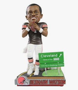 DESHAUN WATSON Cleveland Browns NFL Next Stop Bobblehead #/222 NIB! - Picture 1 of 4