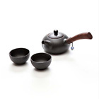 Japanese Teapot Set Ceramic Kettle Tea Infuser Traditional Serving Pot Cups