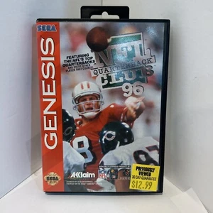 NFL Quarterback Club 96 (Sega Genesis) Cartridge And Case.  - TESTED - Picture 1 of 3