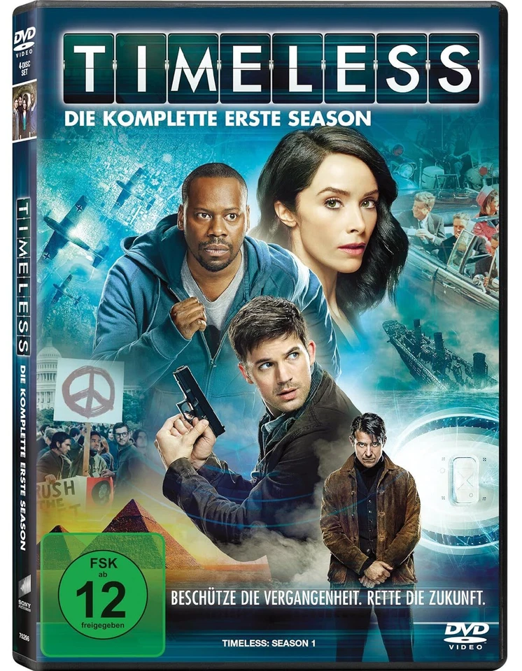 Timeless - Die komplette erste Season  (4 DVD's) NEU/OVP - Bild 1 von 1