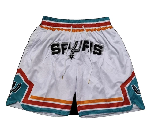Hardwood Classics NBA San Antonio Spurs Basketball Shorts SIZE MEDIUM Cover