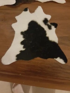 Miniature Dollhouse Flooring Cowhide Floor Rug 1:12th Scale - Picture 1 of 4