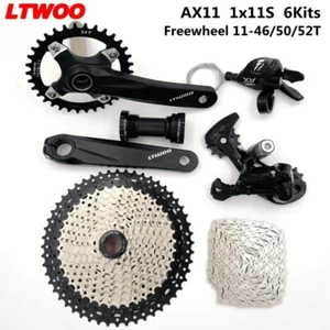 LTWOO 1x11 Speed MTB Bicycle Groupset Bike Components 36/42/46/50/52T Cassette - Picture 1 of 17