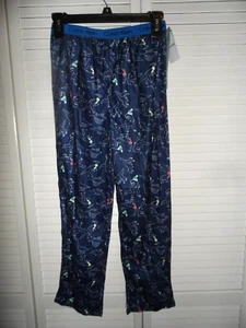 Great Calvin Klein boys size 10 12 navy blue dinosaur pajama pants NWT - Picture 1 of 4