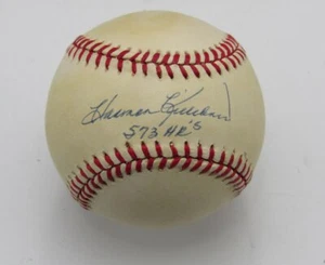 Harmon Killebrew HOF Signed/Inscribed 573 HR's OAL Baseball Twins PSA/DNA 191682 - Picture 1 of 2