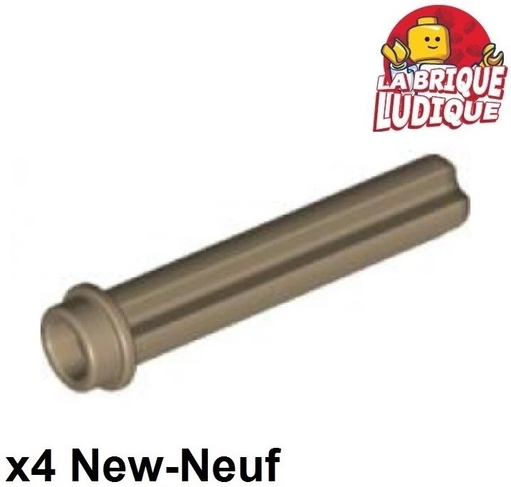 Lego Technic 4x Axe Axle tige barre 3L 3 de long Stud beige foncé/dark tan 6587