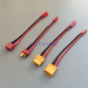 SM T To JST 18 AWG Silicone Wire Plug adaptor change-over plug Battery EBC - Picture 1 of 15