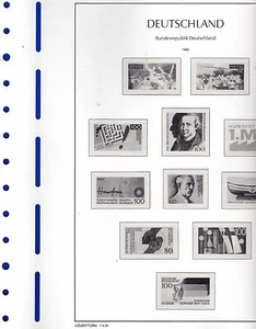 Leuchtturm VD BRD 1990/97 in raccoglitore girevole blu - NP 225, -- € (Z369) - Foto 1 di 1