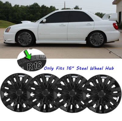 For Subaru Legacy 4pcs 16" Wheel Cover Full Hub Cap fits R16 Tire&Steel Rim - Image 1 of 4