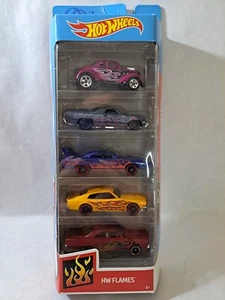 2019 Hot Wheels Flame(5) PACK. NIB Free Shipping - Picture 1 of 9