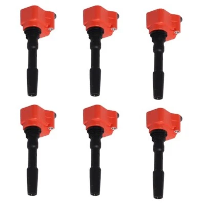Performance Ignition Coil Set of 6 for Audi A3/ A4/ A6/ A8 Quattro/ Q3/ Q7/ RS3 - Image 1 of 4