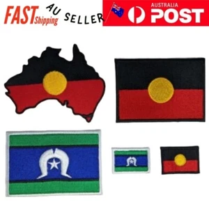 Australian First Nations Flags Iron on Patch Aboriginal Indigenous Australia - Picture 1 of 10