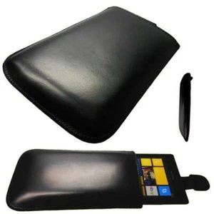 caseroxx Pouch for Nokia Lumia 925 in black made of genuine leather - Picture 1 of 1