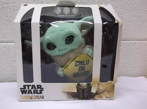 Insegna da appendere peluche Star Wars The Mandalorian Grogu Baby Yoda il bambino a bordo - Foto 1 di 3