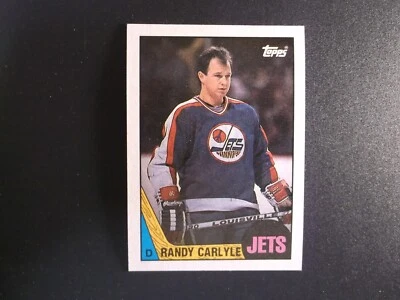 1987-88 Topps Hockey Randy Carlyle Card # 9 - Image 1 of 2