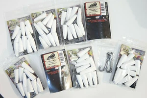 HARD Foam Saltwater Poppers Gr. 2/0 mit Haken 10 St. weiß PERFECT POPPER Wapsi  - Bild 1 von 2