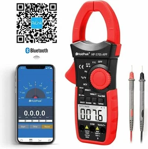 HOLDPEAK Digital Clamp Meter 6000 Count Multimeter with Auto Range,AC/DC Voltage - Picture 1 of 11