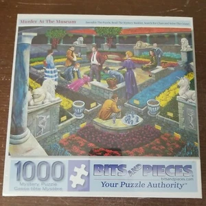 Murder At The Museum Dieckhoner Art Bits & Pieces 1000 Piece Puzzle Sealed - Picture 1 of 4