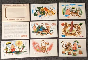 Sambo's Restaurant Vintage Picture Story Ad Printed Lot 8 Postcards Complete Set - Picture 1 of 9