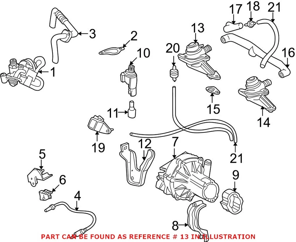 Válvula de retención bomba de aire GENUINA MERCEDES 0021403660 / A0021403660 Foto 1 de 1