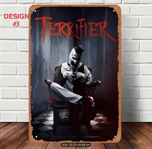 TERRIFIER ART THE CLOWN #1 Metal Sign, 30x20cm HORROR MOVIE, 4 DESIGNS FREE POST - Picture 1 of 24