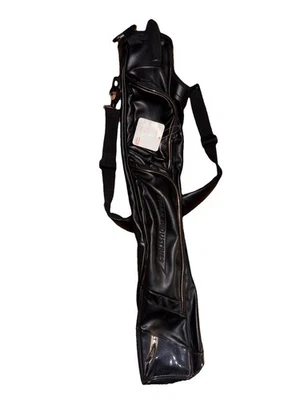 Rare MARVEL Golf Stand Carry Bag Round Club Case Stark Industries Iron Man Black - Image 1 of 4