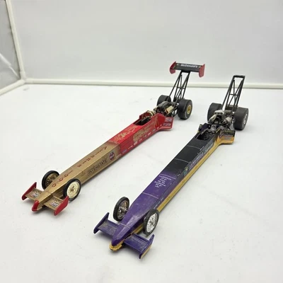 Lote de 2 modelos Top Fuel Dragster Diecast – 1996 McDonald’s & Montana Express - Imagem 1 de 4