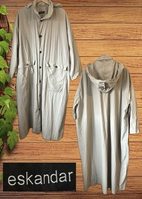 ESKANDAR : Women’s Hooded Oversized Rain Coat -Size 1 / One Size - Image 1 of 4
