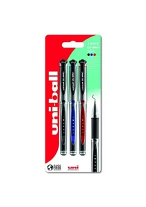 uni-ball UMN-153S Gel Impact Rollerball Pens - Pack of 3 Assorted - Picture 1 of 6